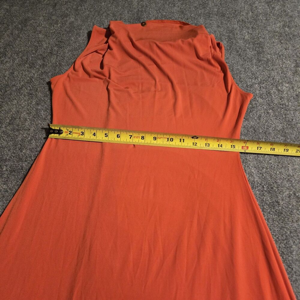 Michael Kors Women’s Dress Red M/L Sleeveless Long Pullover Lightweight - Picture 8 of 9